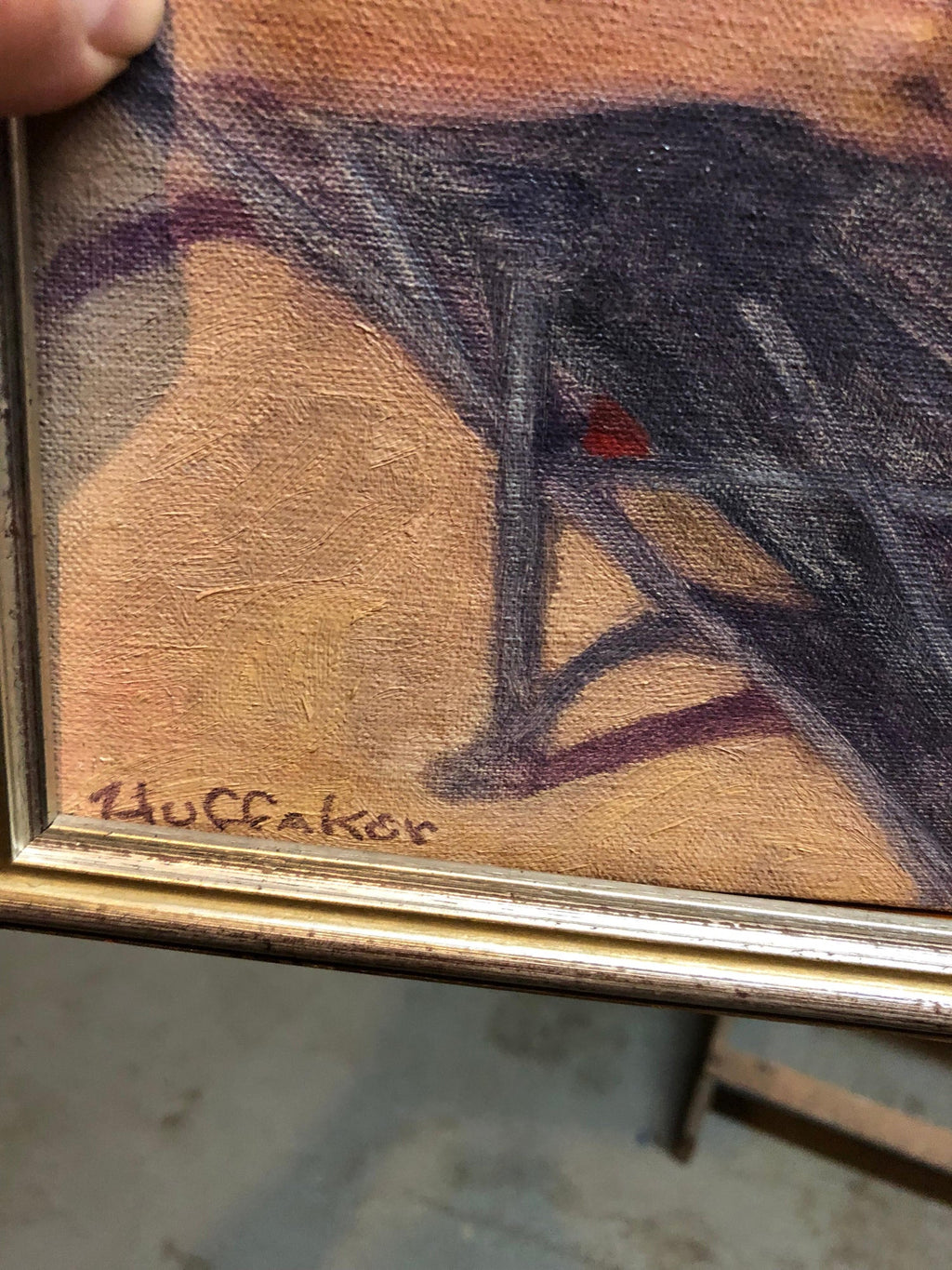 Oil Painting by Well Known Cartoonist and Illustrator Upper East Side, Manhattan