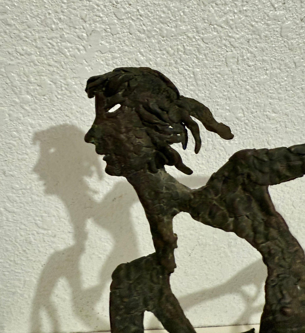Bronze Sculpture Abstract Figurative Woman Modernist Robert Laurent WPA Artist