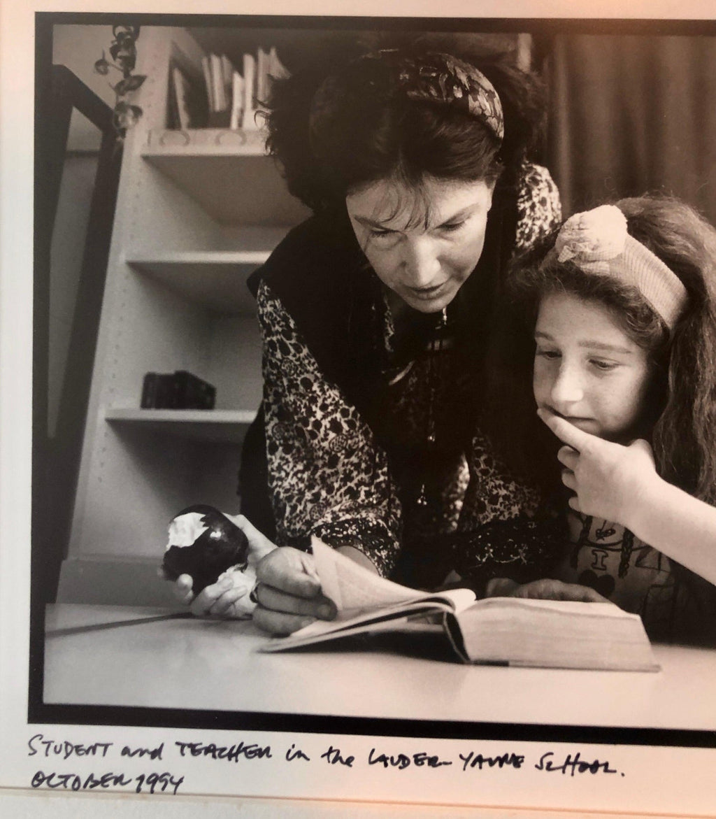 Photo Student, Teacher Lander School Budapest Vintage Silver Gelatin Photograph