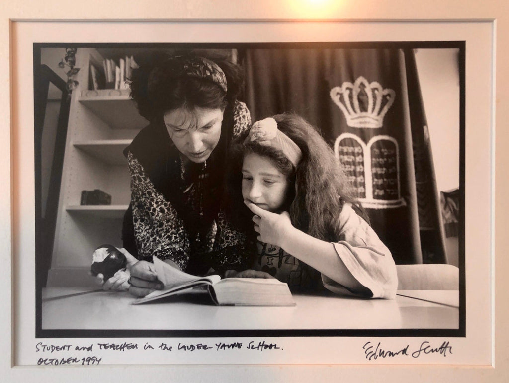 Photo Student, Teacher Lander School Budapest Vintage Silver Gelatin Photograph