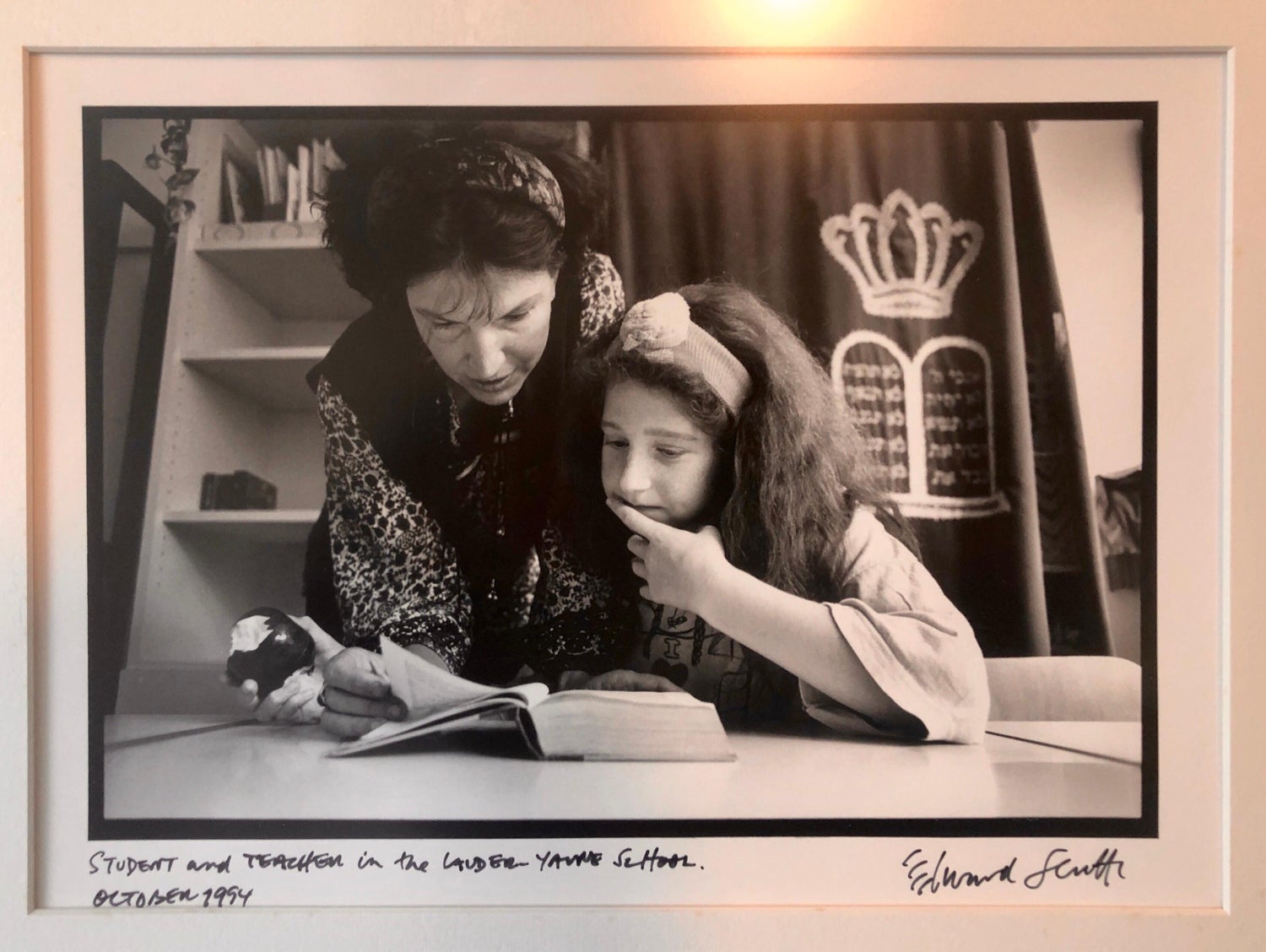 Photo Student, Teacher Lander School Budapest Vintage Silver Gelatin Photograph