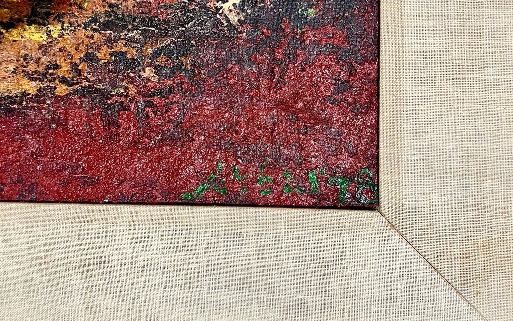Peruvian Expressionist Oil Painting Miguel Aybar Modernist Latin American Art