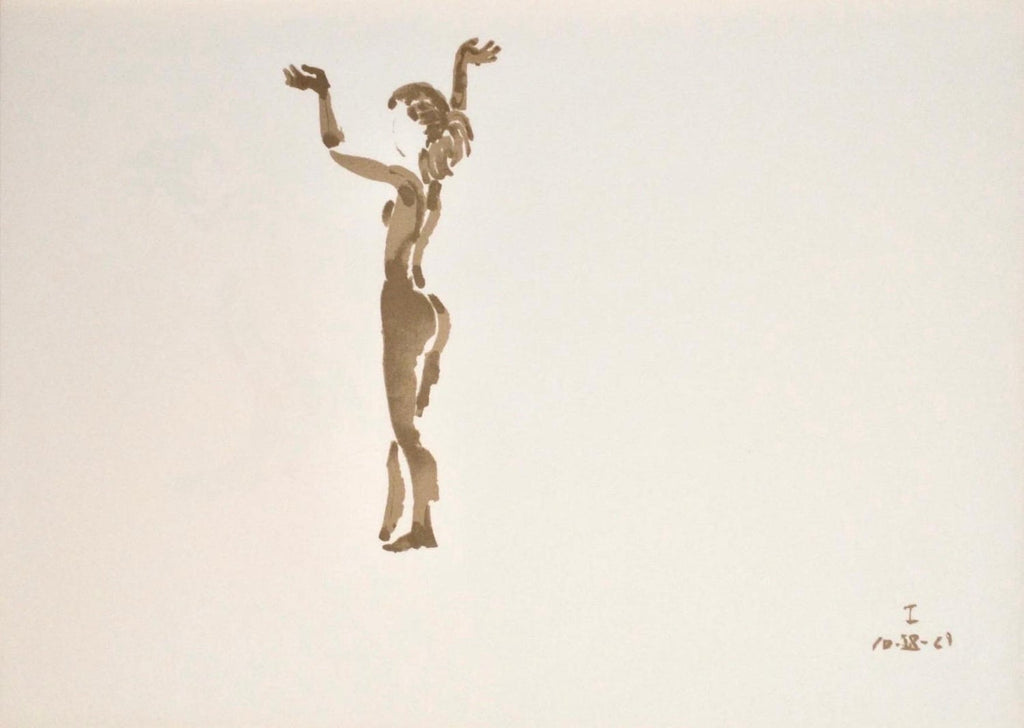 Apeles Fenosa Spanish Sculptor Mourlot Lithograph Abstract Expressionist Figures