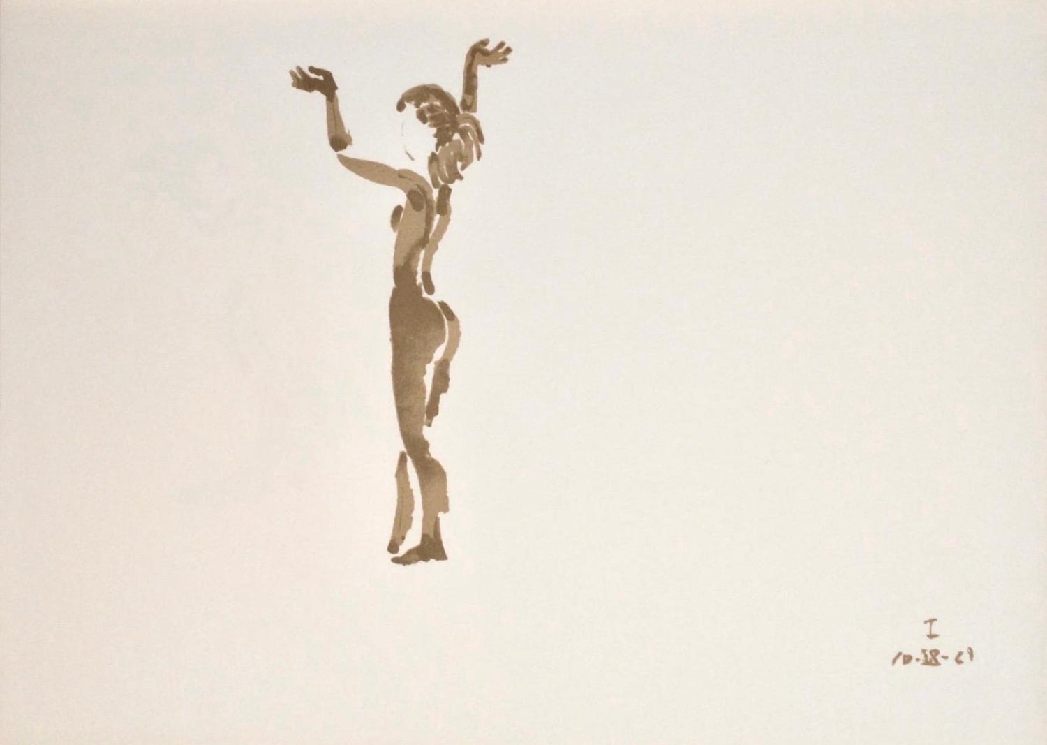 Apeles Fenosa Spanish Sculptor Mourlot Lithograph Abstract Expressionist Figures