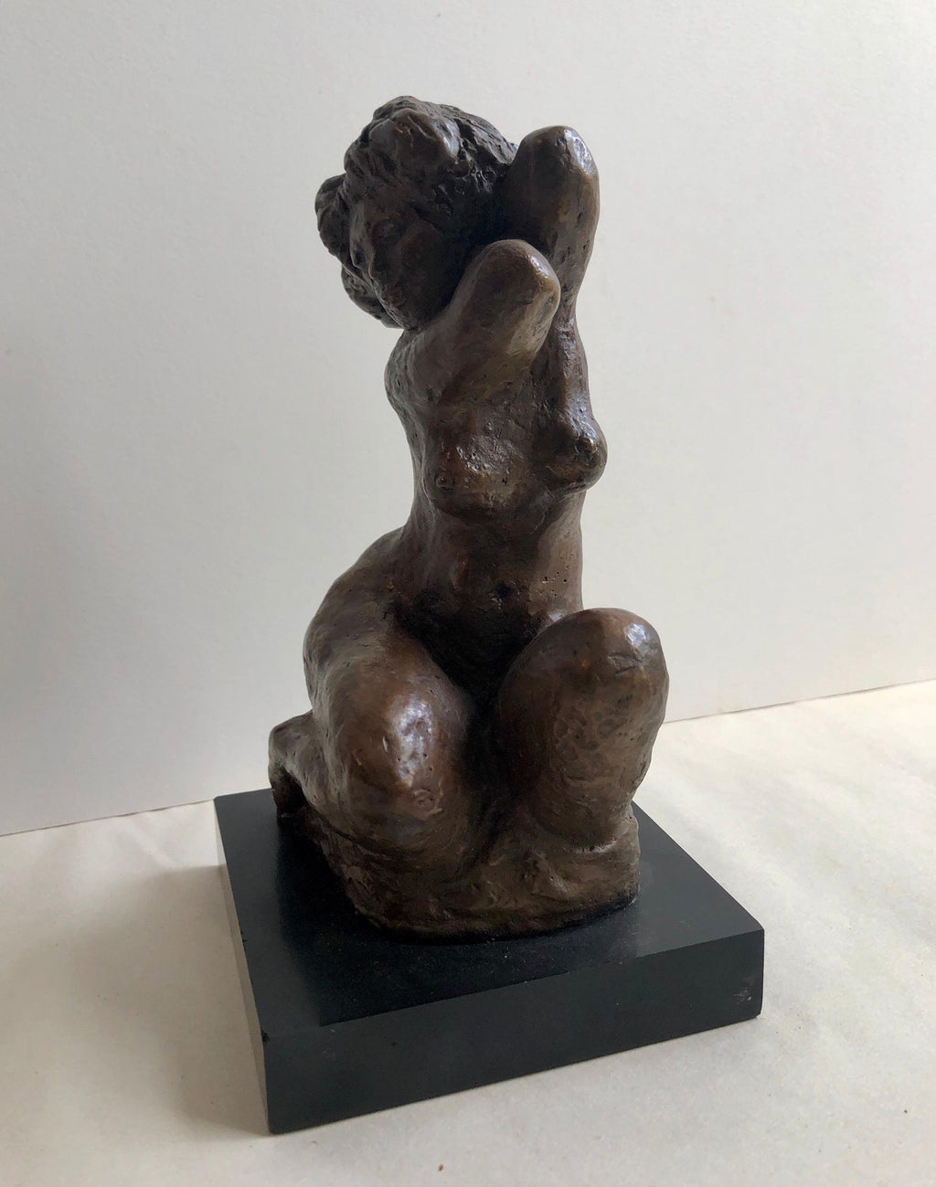 Bronze Female Nude Sculpture Modernist, WPA, New York Chelsea Hotel Artist