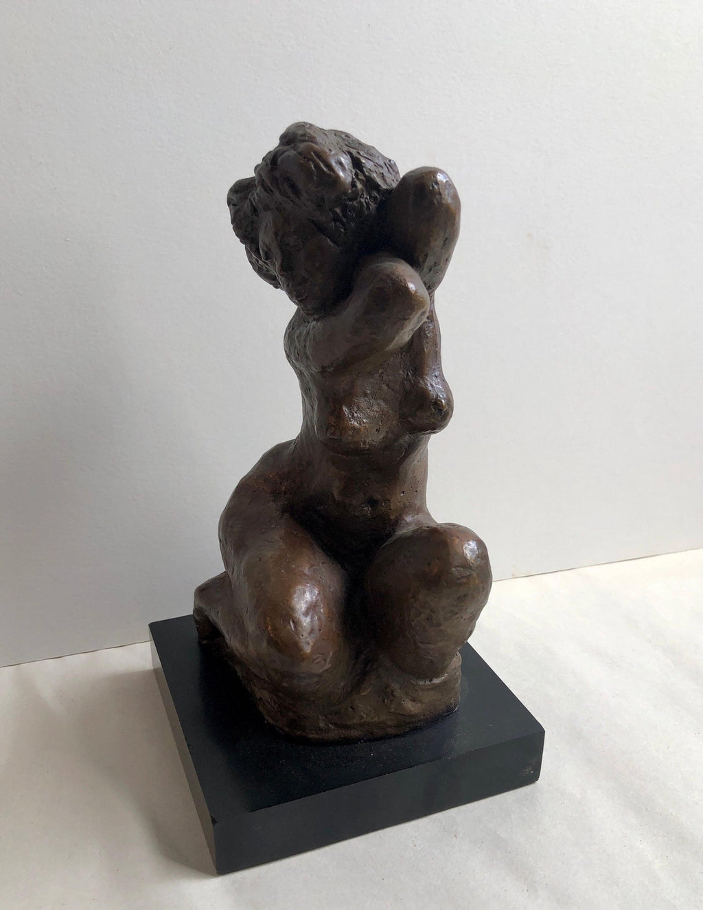 Bronze Female Nude Sculpture Modernist, WPA, New York Chelsea Hotel Artist