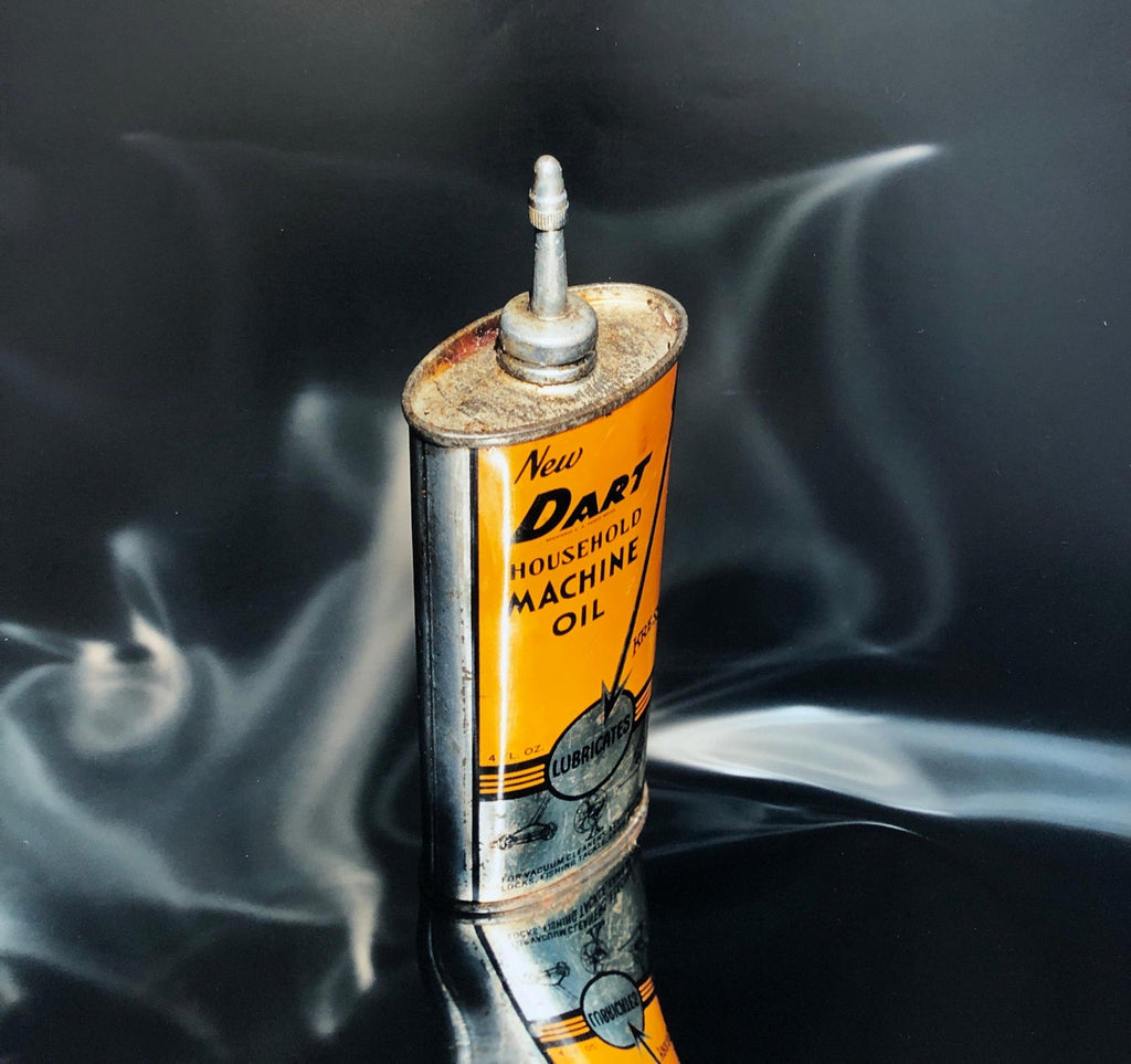 Dart Machine Oil Can Large Format Photo 24X20 Color Photograph Beach House, RI
