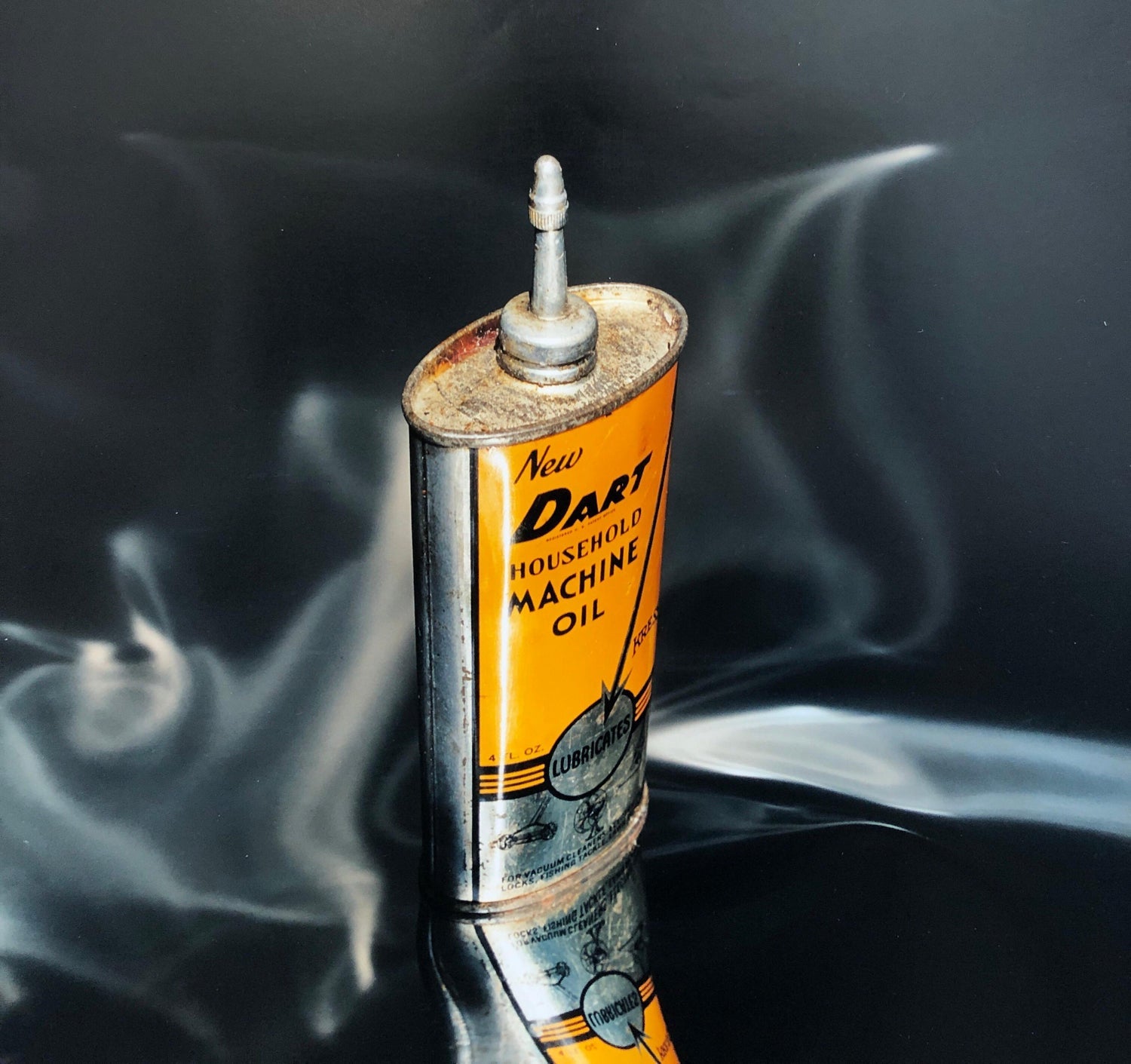 Dart Machine Oil Can Large Format Photo 24X20 Color Photograph Beach House, RI