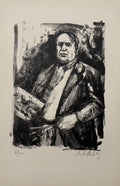Lithuanian French Artist Arbit Blatas Lithograph Maurice de Vlaminck Ecole Paris