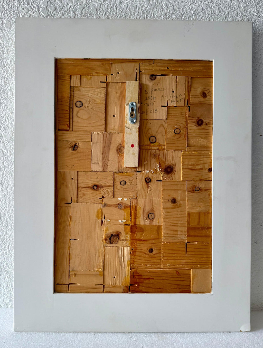 Painted Wood Assemblage Abstract Art Sculpture Painting Gordon Powell Modernist