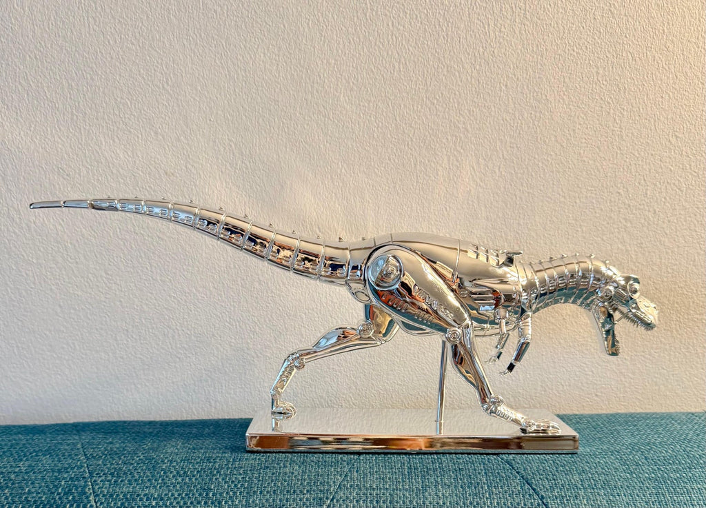 Hajime Sorayama Tyrannosaurus T-rex Cyborg Dinosaur Sculpture in Box Nanzuka