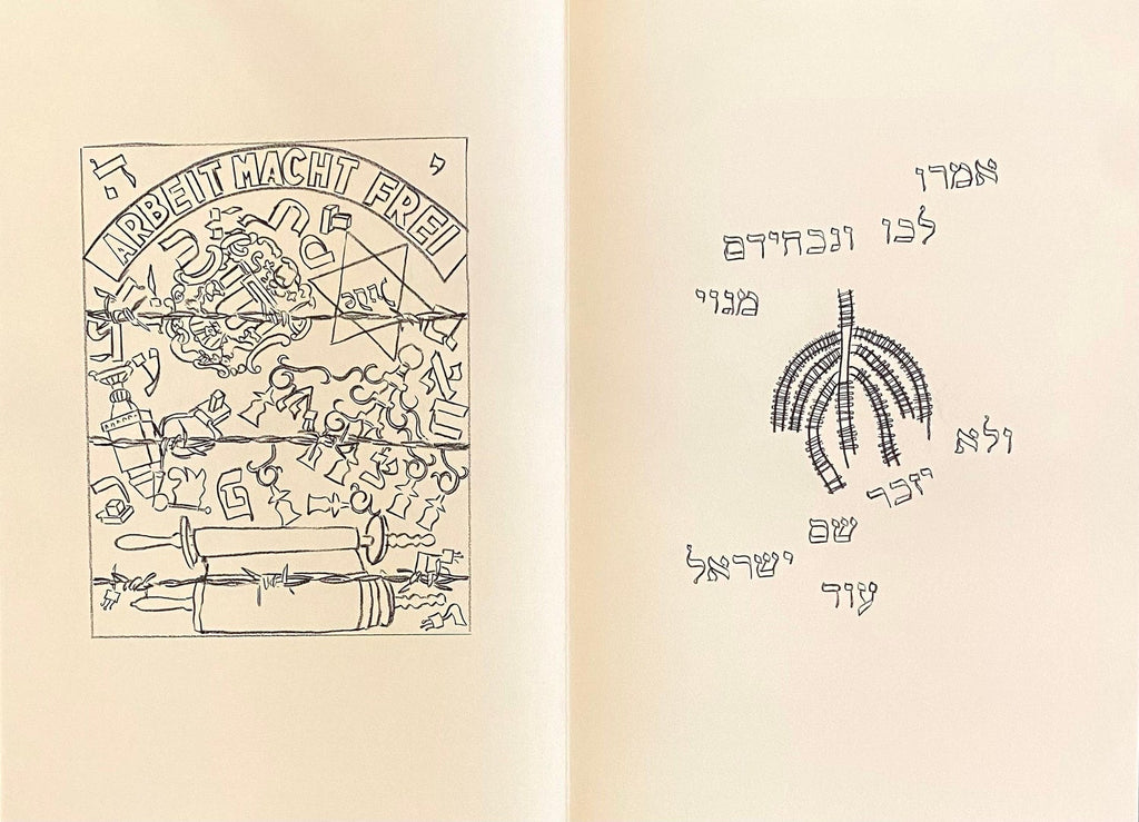 Rare 1922 German Jewish Judaica Zion Woodcut Woodblock Print Hermann Fechenbach