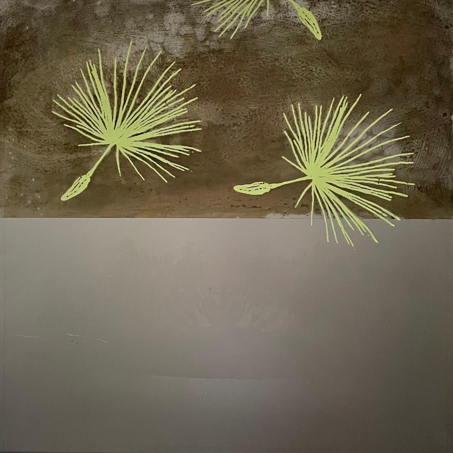 Patina & Silkscreen Painting on Steel Canadian Contemporary Art Marjan Eggermont