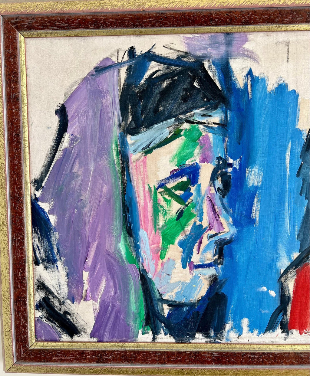 Large Oil Painting Israeli Pinchas Litvinovsky Jerusalem Israel Bezalel School