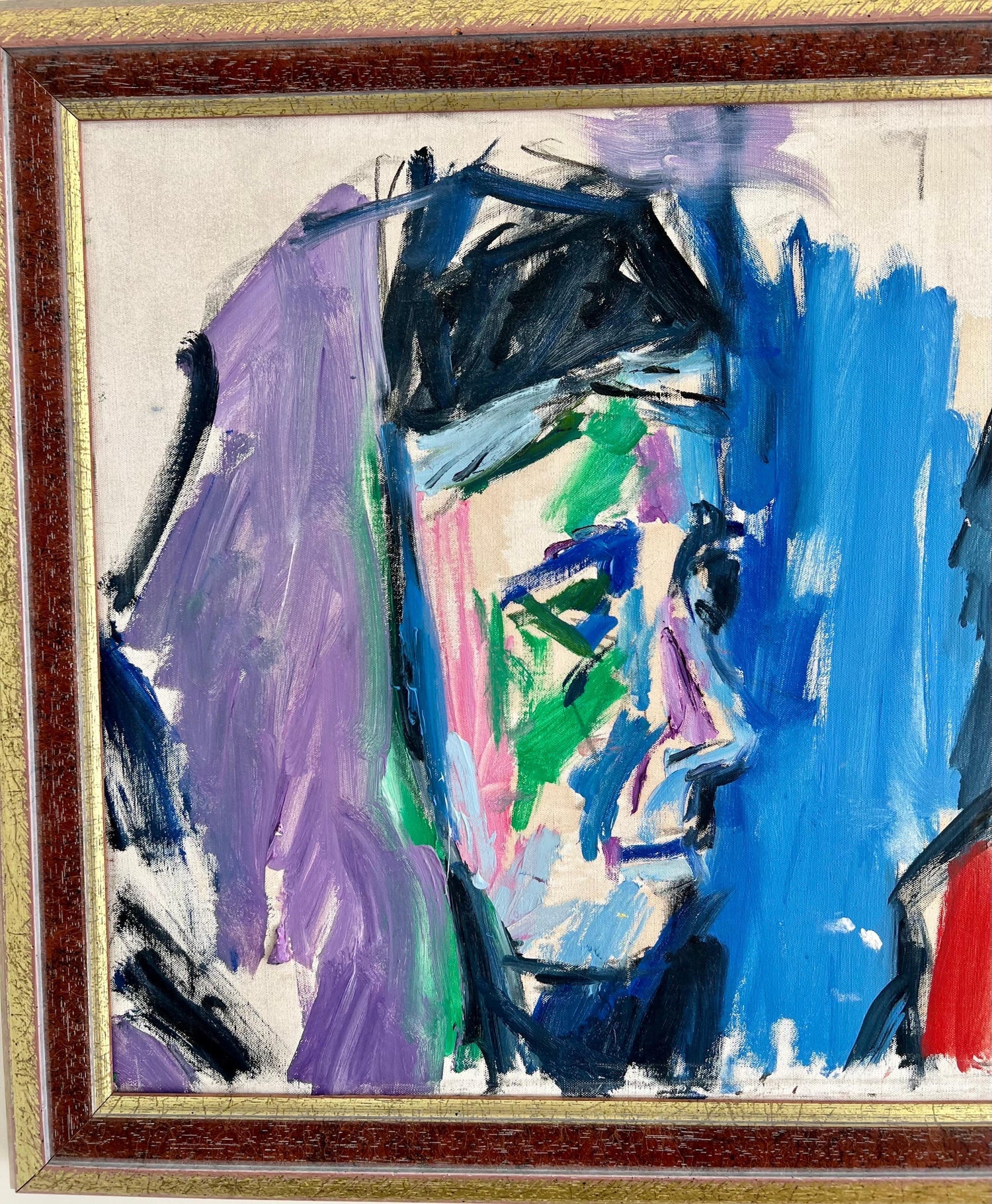 Large Oil Painting Israeli Pinchas Litvinovsky Jerusalem Israel Bezalel School