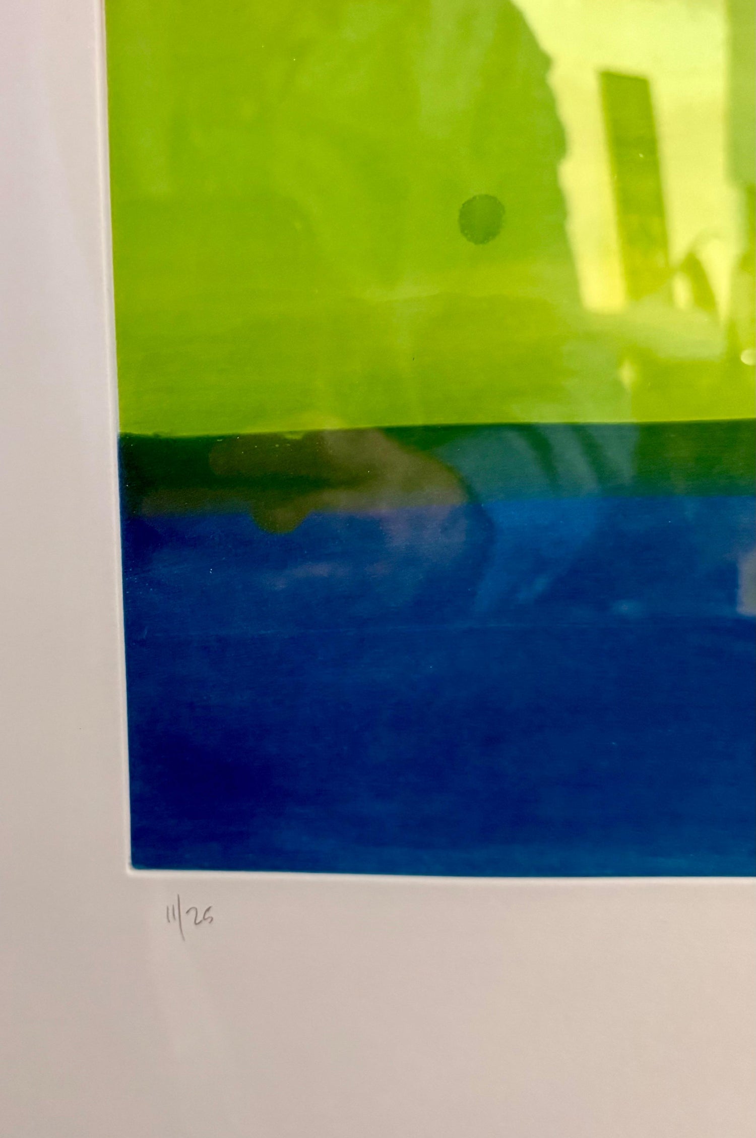 Large Abstract Color Aquatint Etching Jazz Mary Heilmann American Modernist Art