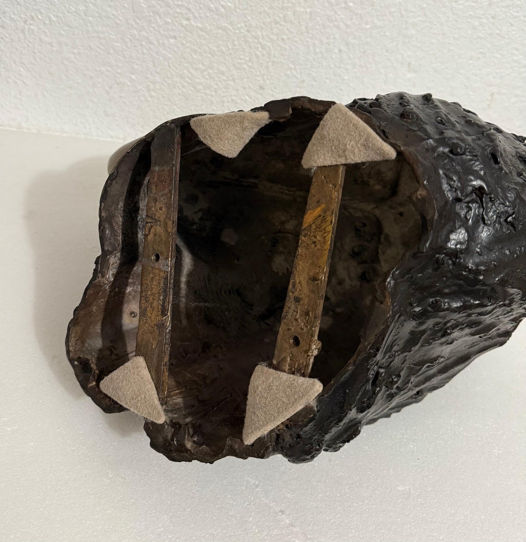 Large Bronze Sculpture Woman Head, After Modigliani, Ruth Bloch Israeli Artist