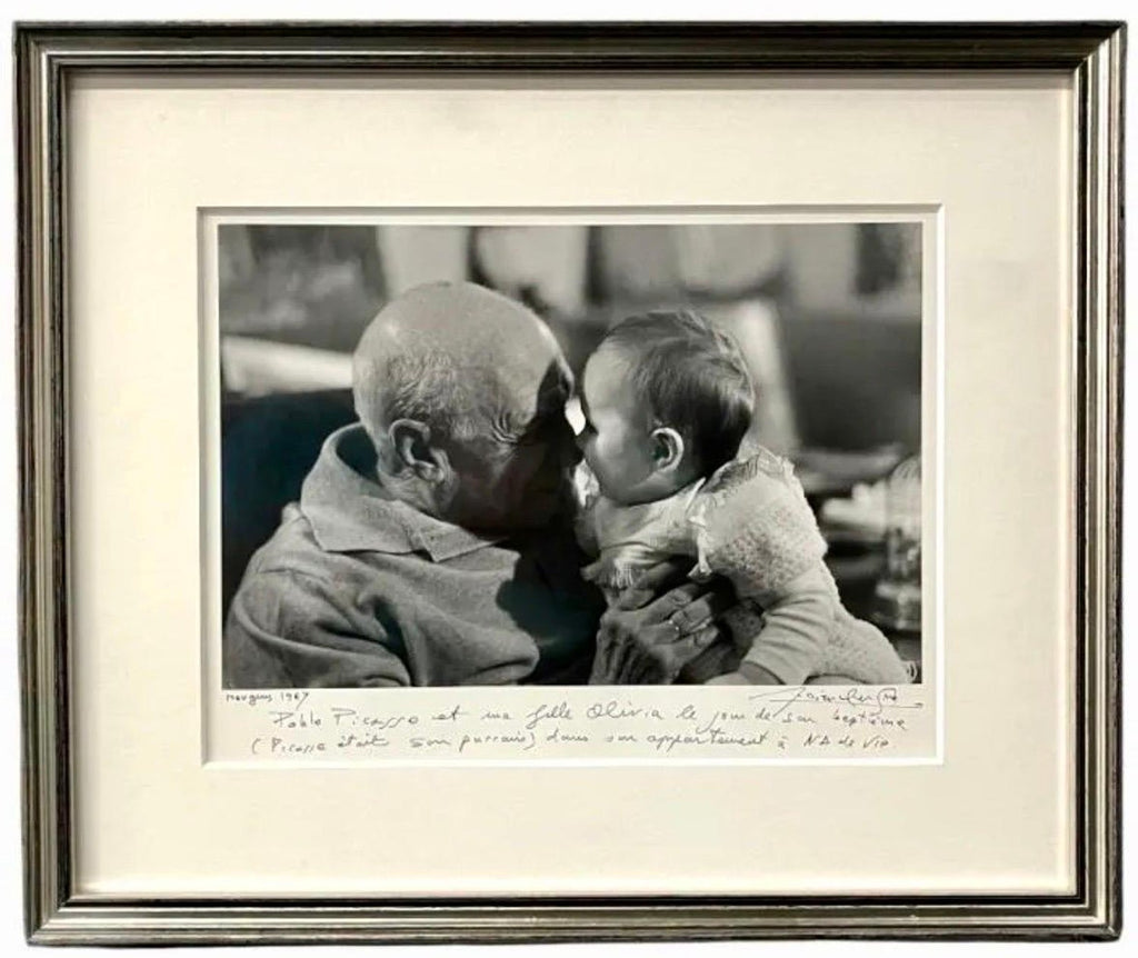 Silver Gelatin Photograph Hand Signed Photo Pablo Picasso Feria Lucien Clergue
