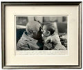 Silver Gelatin Photograph Hand Signed Photo Pablo Picasso w Baby Lucien Clergue