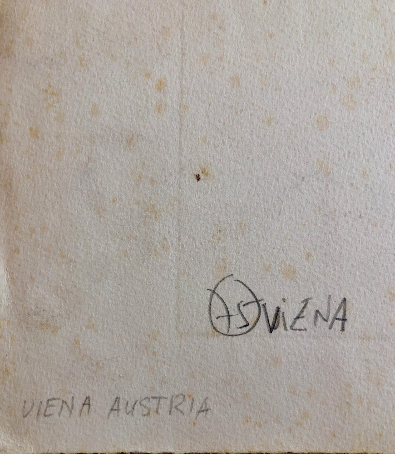 Vienna Austria Jewish Memorial Etching Destroyed Synagogue Folk Art Judaica