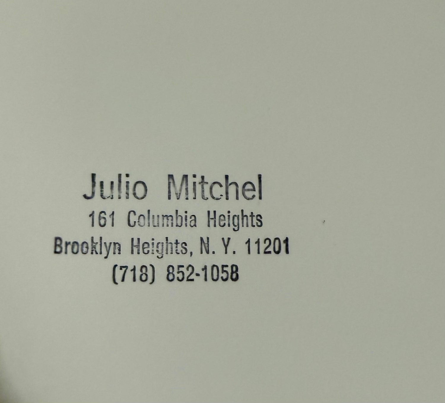 Cuban American Julio Mitchel Statue of Liberty Photograph Silver Gelatin Photo