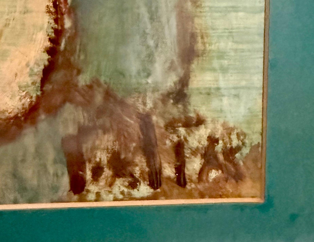 Middle Eastern Men Oil Painting Austrian Israeli Modernist Tel Aviv Museum