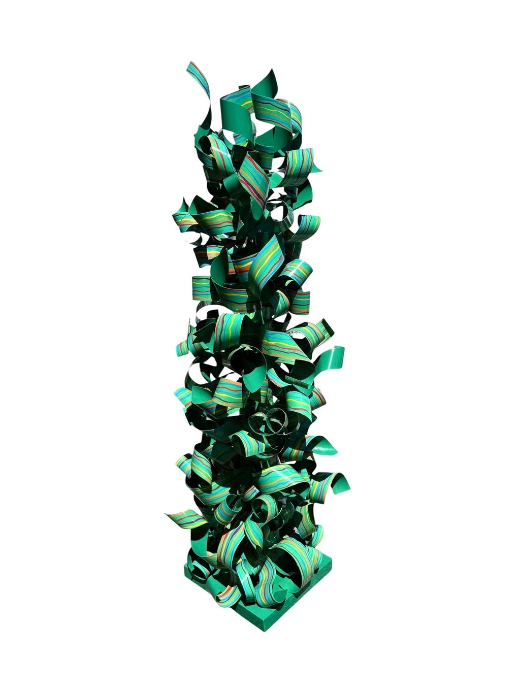 Bruce Robbins Large Abstract Diptyque Ladder Sculpture Painting "Jerusalem" 1981