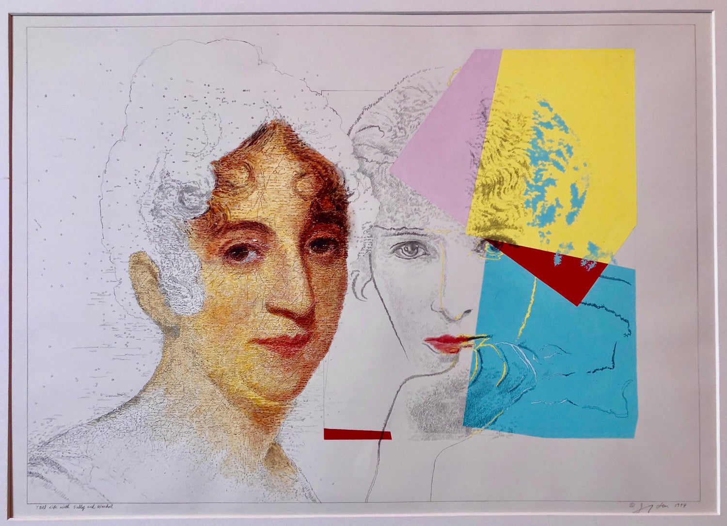 Still Life with German Master Pop Art Serigraph Hand Signed