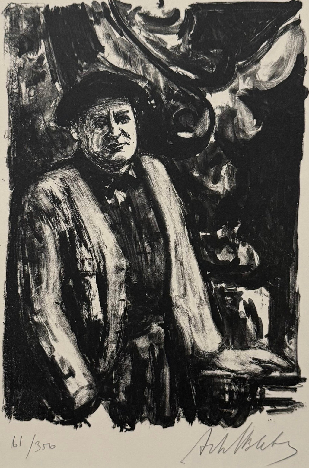 Lithuanian French Artist Arbit Blatas Lithograph Jacques Lipchitz Ecole D'Paris