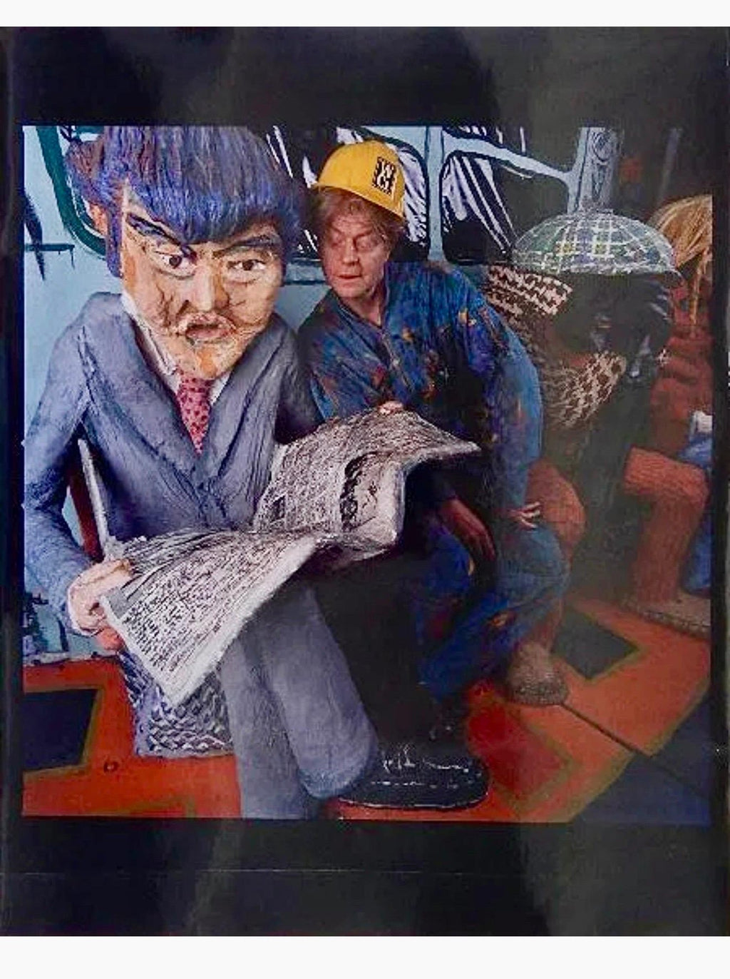 1986 Red Grooms & Sculpture Vintage C-Print Photograph Abe Frajndlich Colo Photo