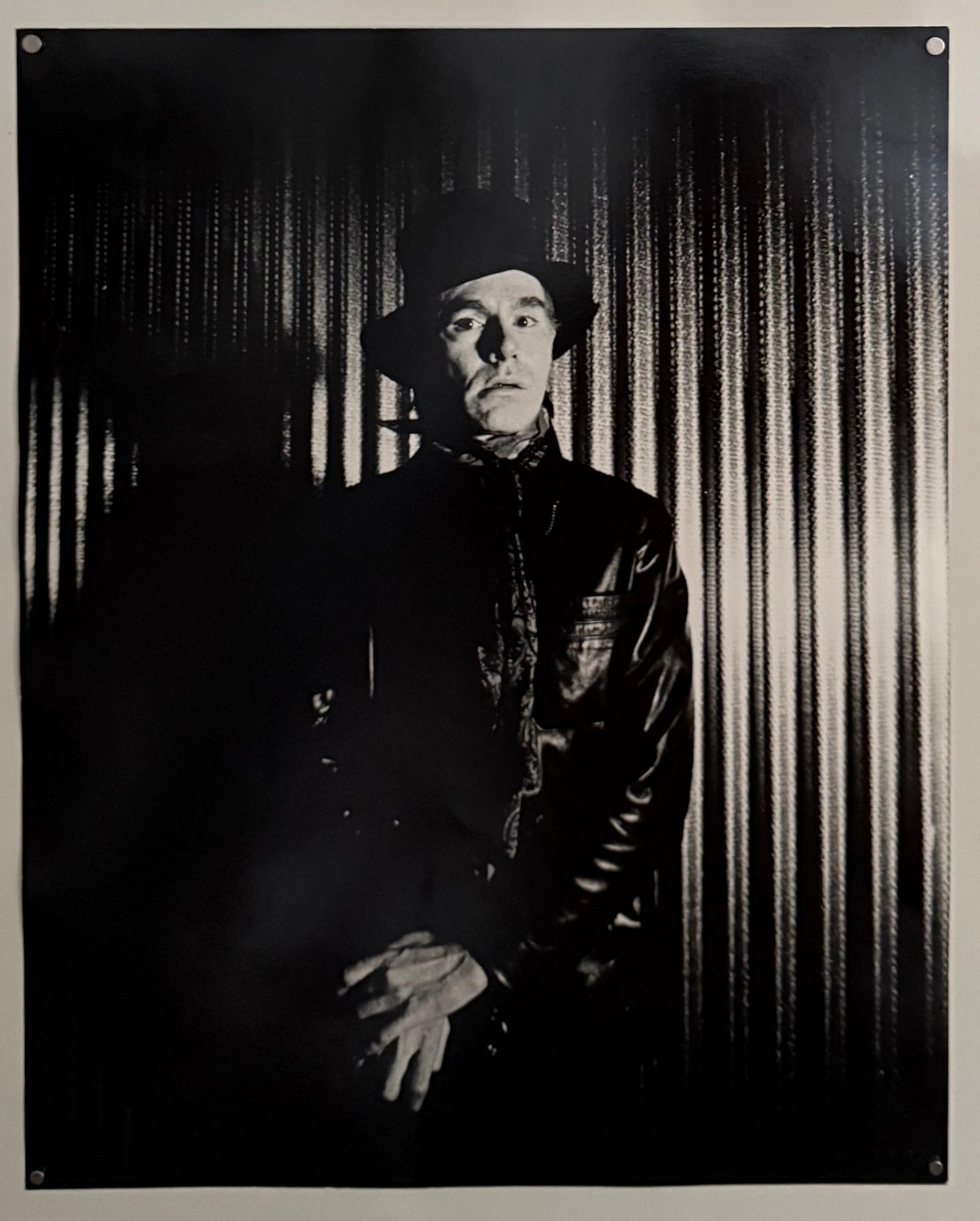 Gianfranco Gorgoni Vintage Photograph Andy Warhol in Leather Factory Photo Print