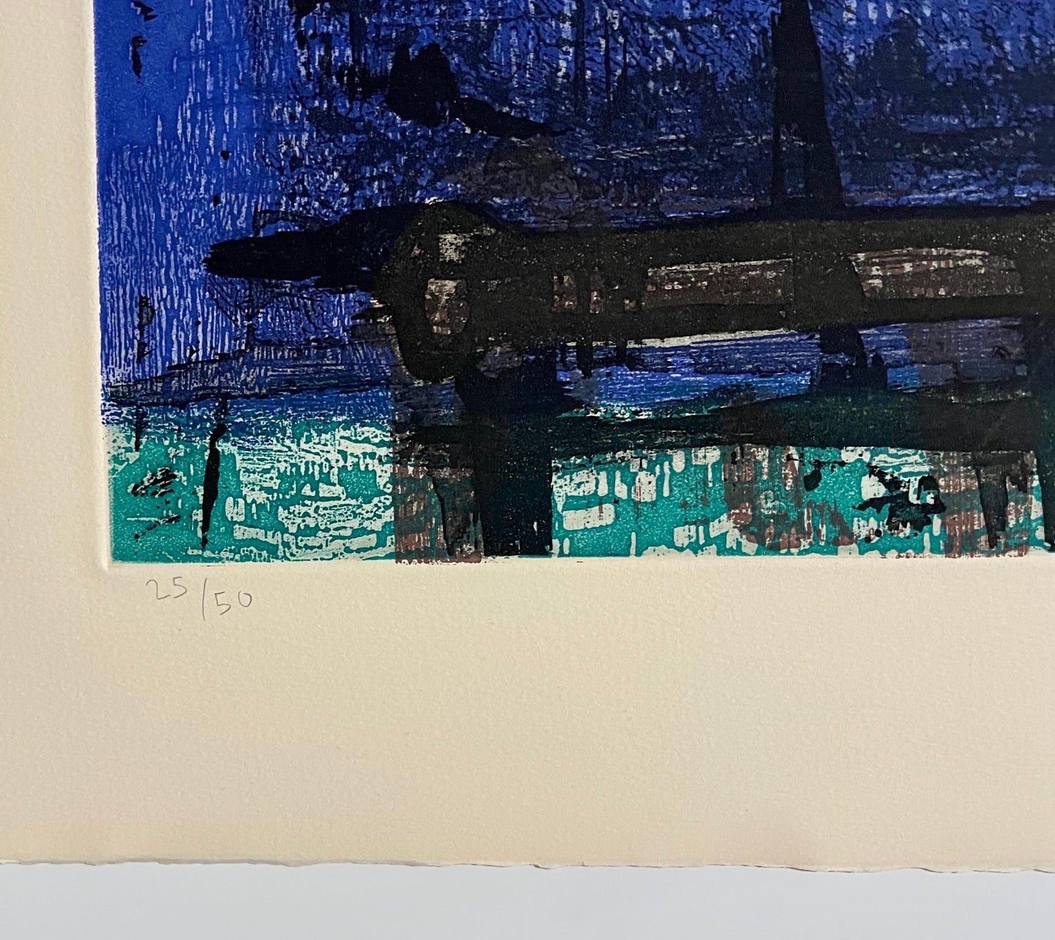 Boston Modernist Color Etching Smoking Pipe Aaron Fink Pop Art Print Americana