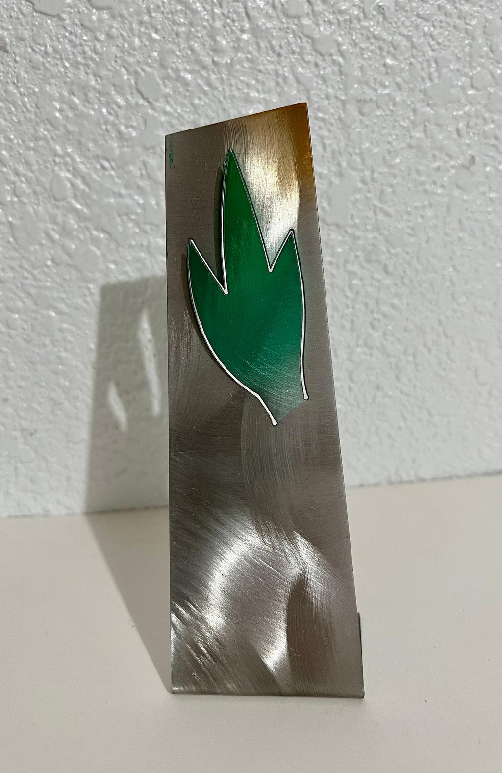 Israeli Contemporary Abstract Geometric Painted Pierced Sculpture Zigi Ben Haim