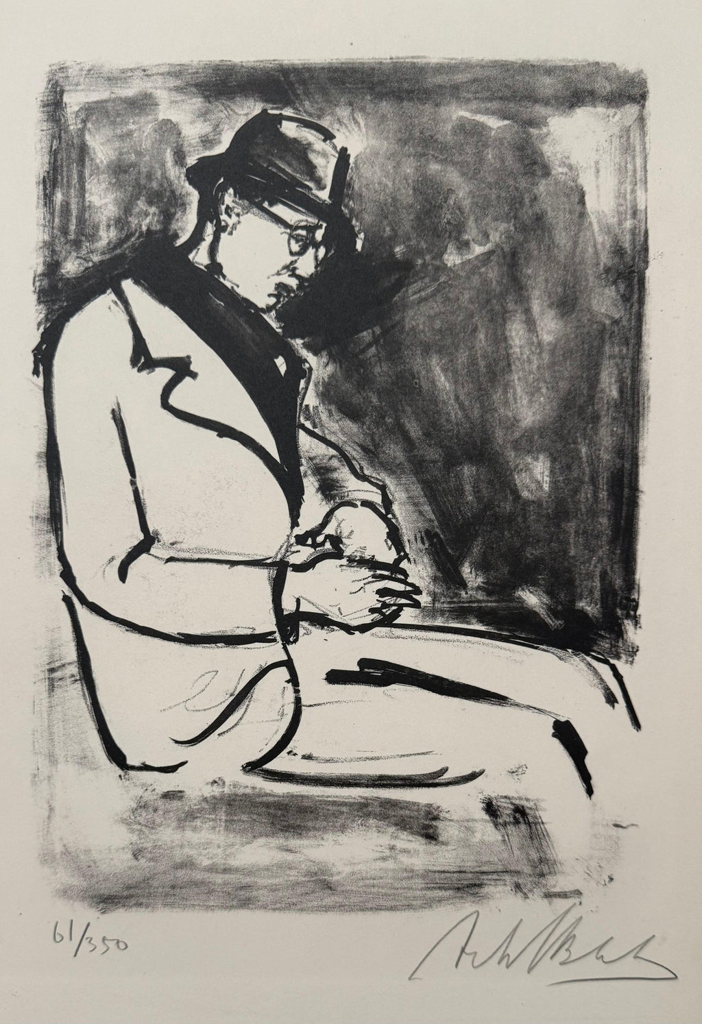 Lithuanian French Artist Arbit Blatas Lithograph Fernand Leger School of Paris