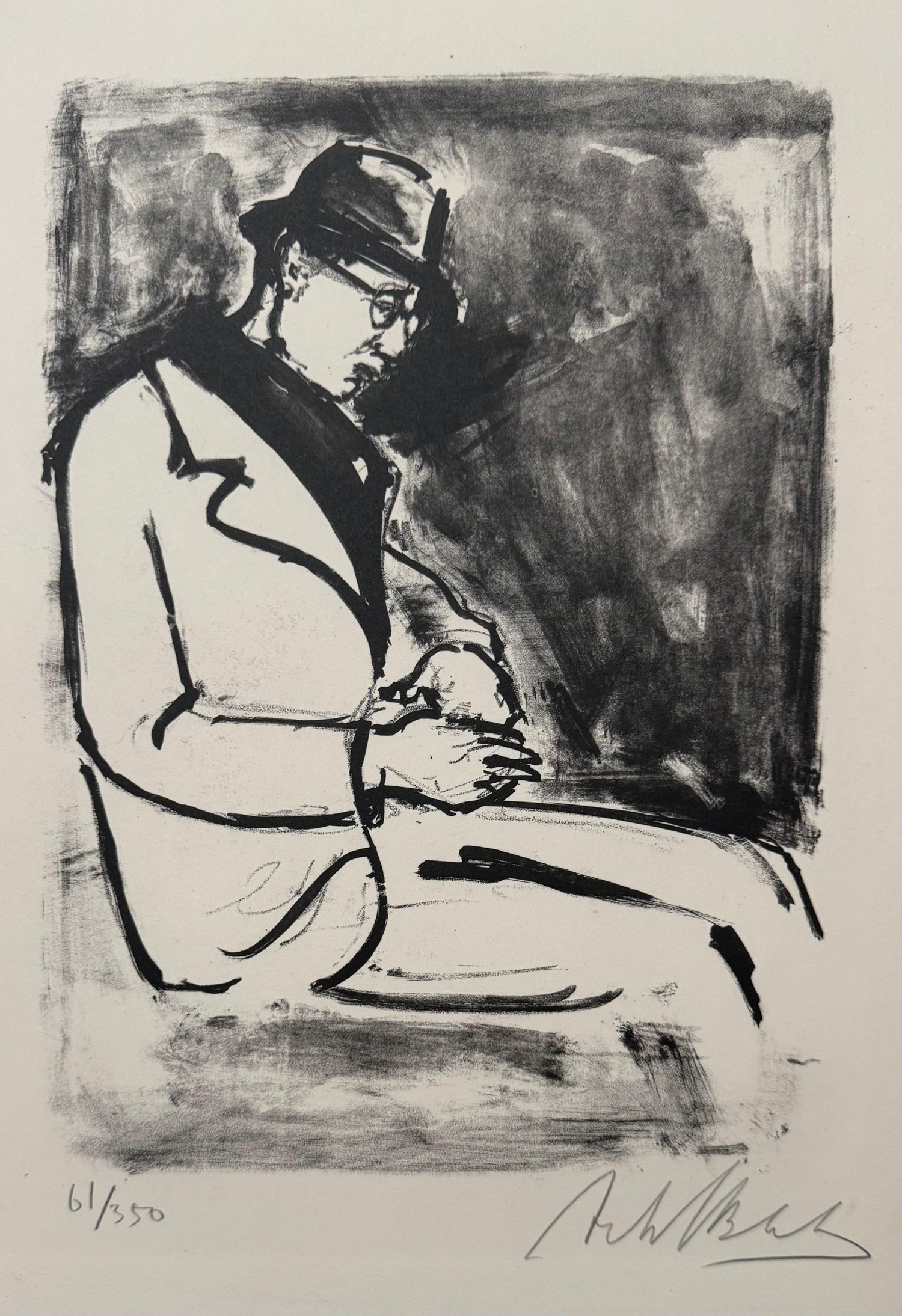 Lithuanian French Artist Arbit Blatas Lithograph Raoul Dufy School of Paris