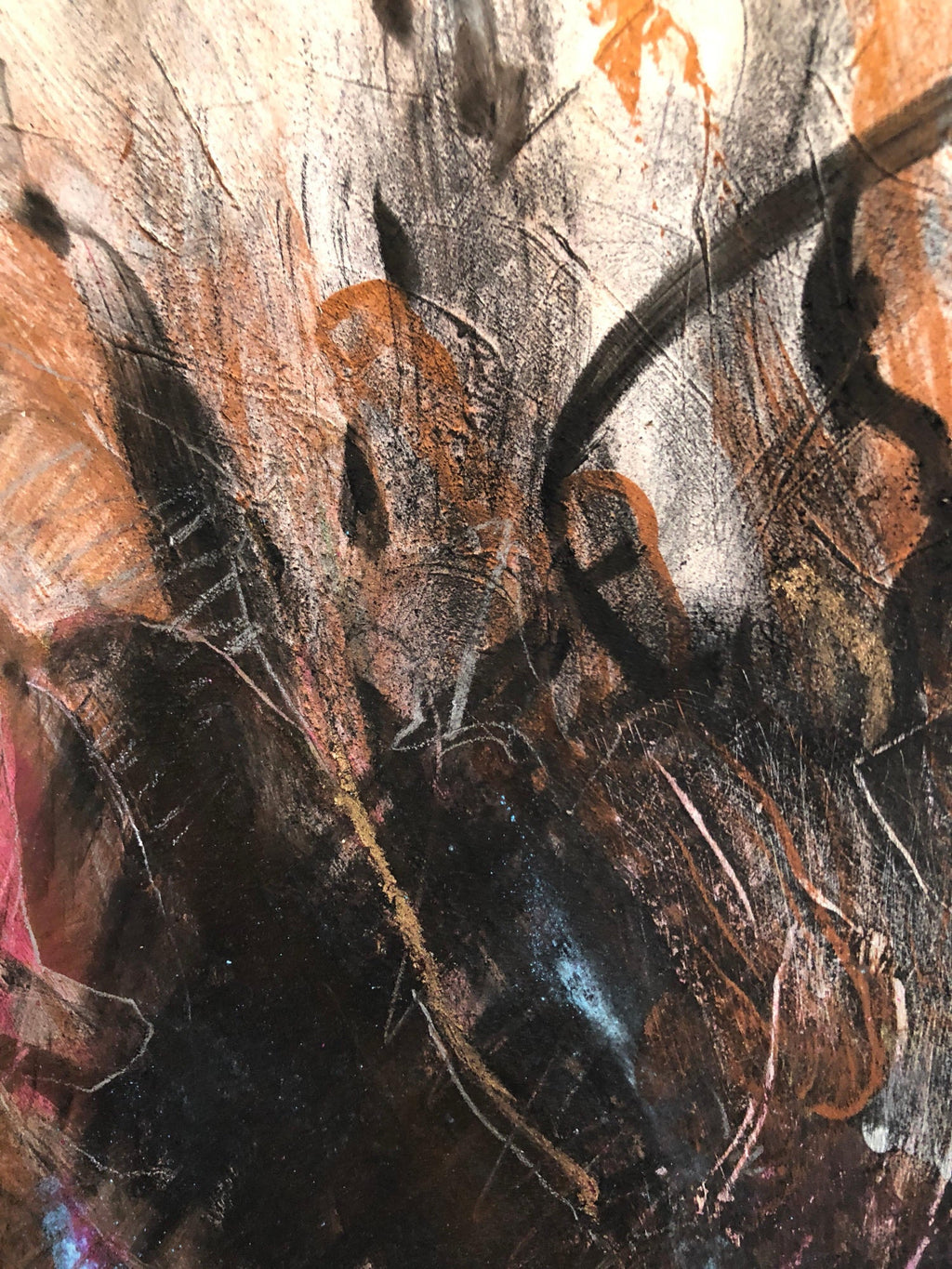 Mixed Media Painting Minnesota Woman Artist Figurative Abstract