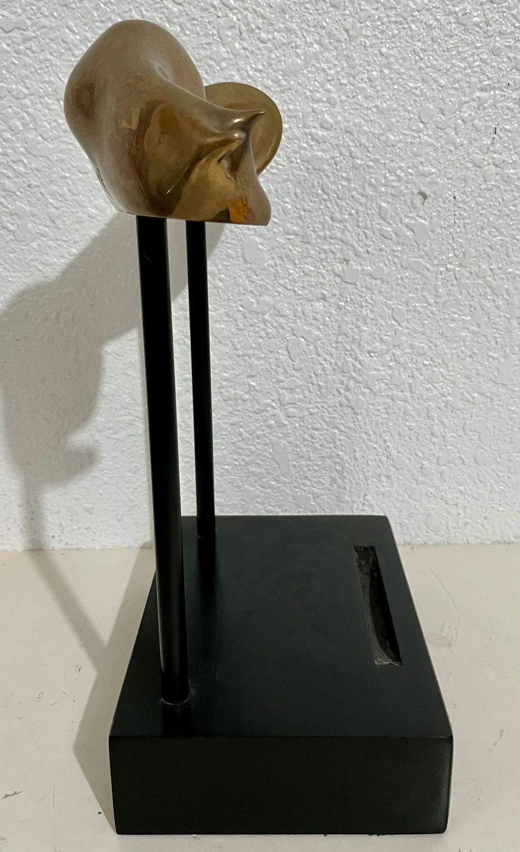 Bronze Modernist Biomorphic Sculpture Horse, Stand Colin Webster Watson Art Deco