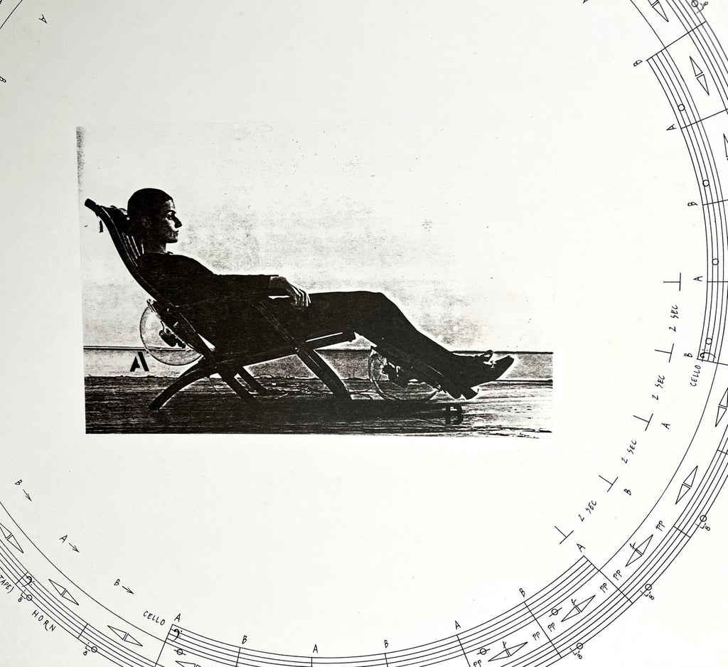 Austrian Sound Space Architect Bernhard Leitner Photo Mechanical Print Signed