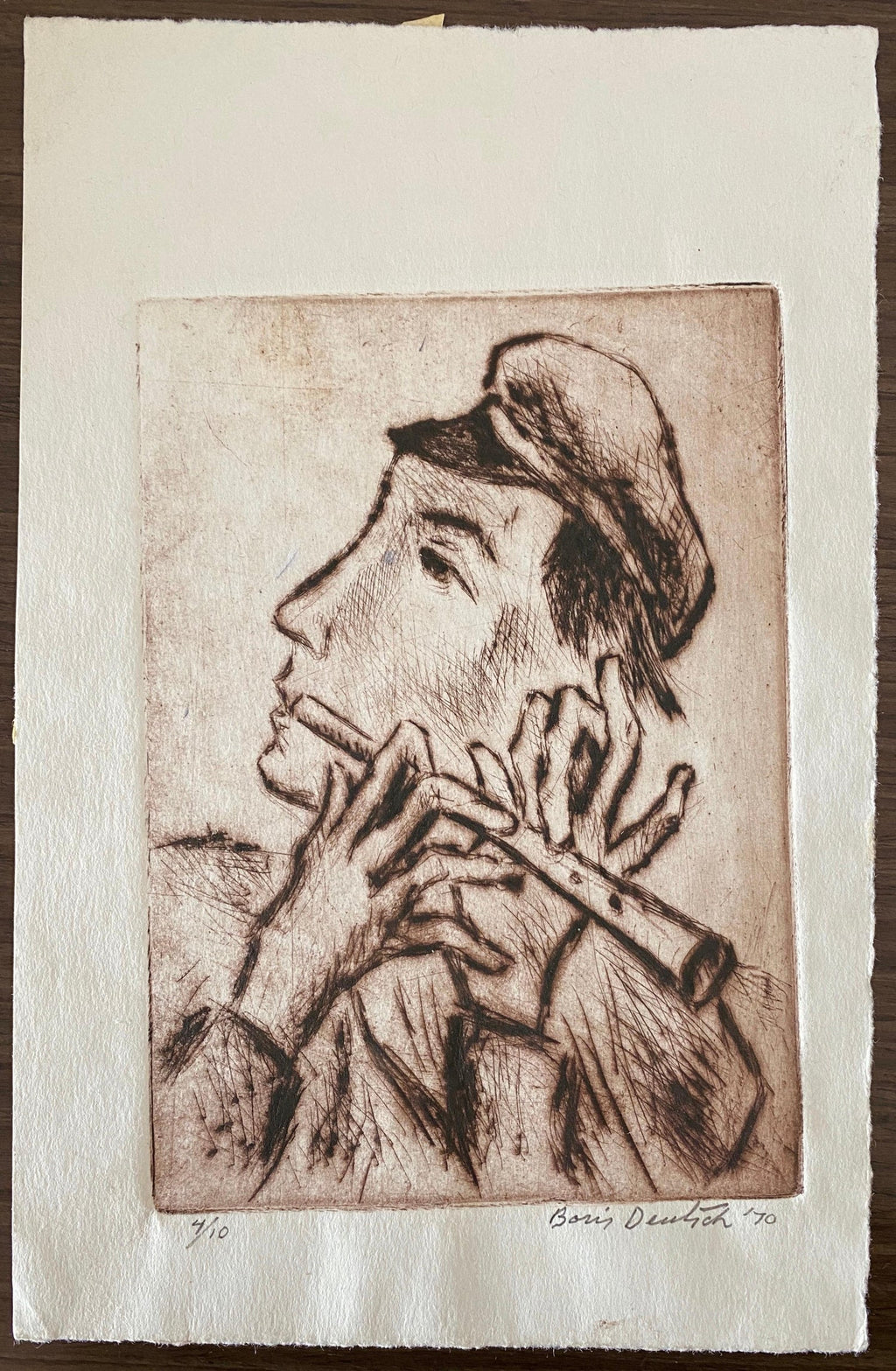 Shtetl Musician (Klezmer Playing the Violin, Sholem Aleichem)
