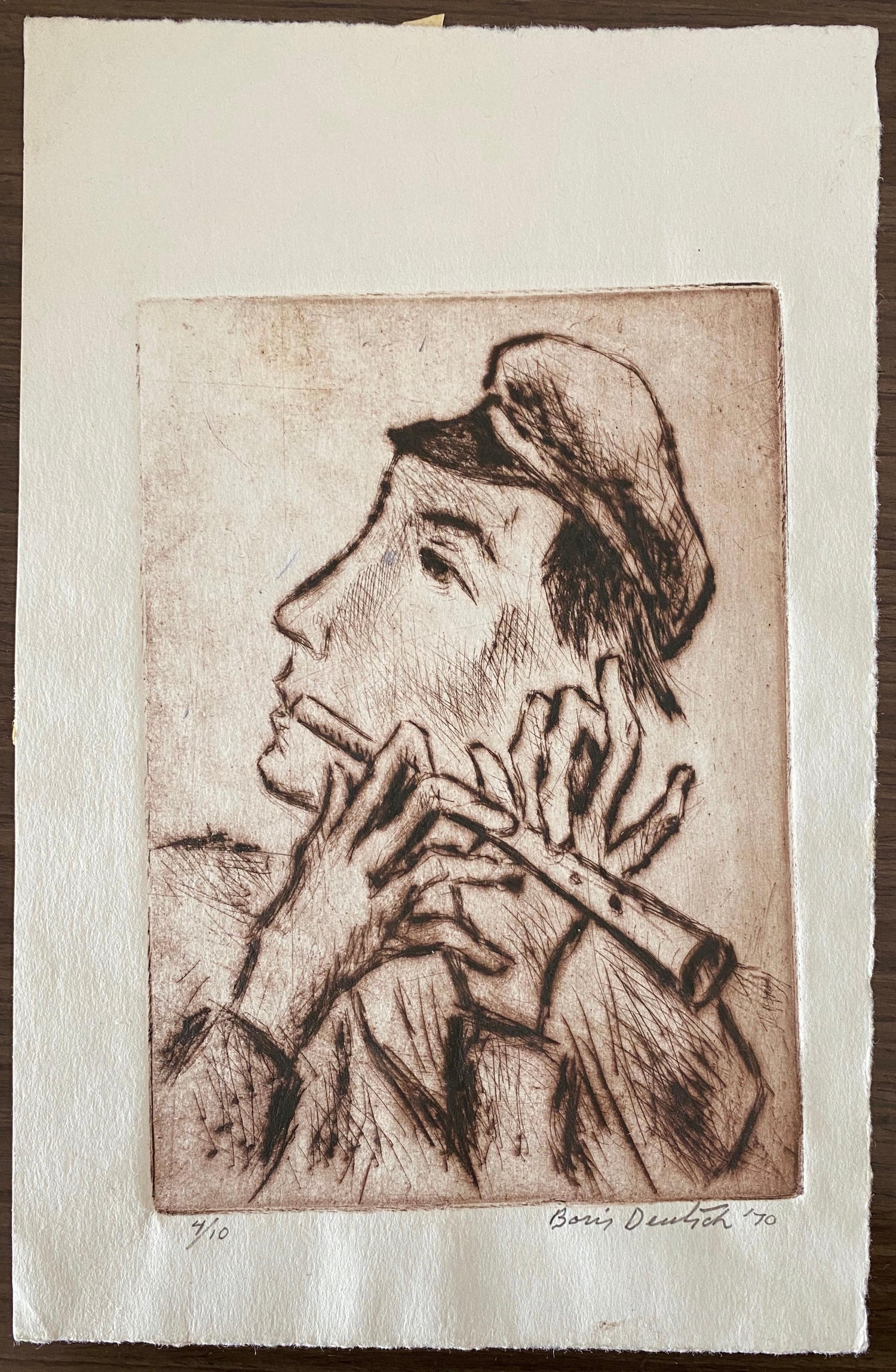 Shtetl Musician (Klezmer Playing the Violin, Sholem Aleichem)