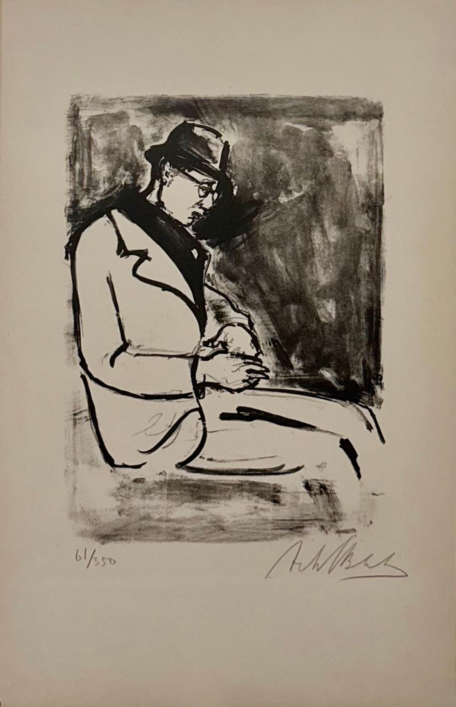 Lithuanian French Artist Arbit Blatas Lithograph Pierre Bonnard School of Paris