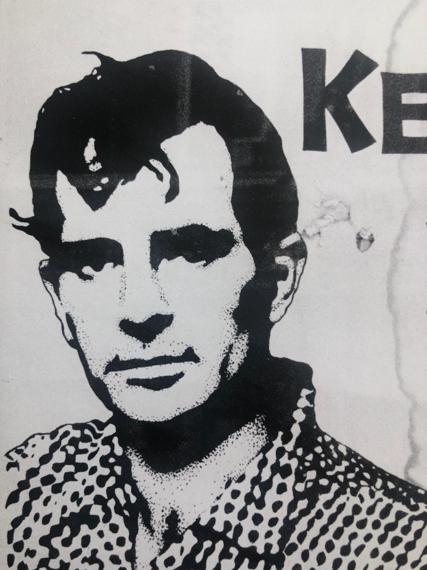 Vintage Print Silver Gelatin Signed Photograph Jack Kerouac Street Sign Photo