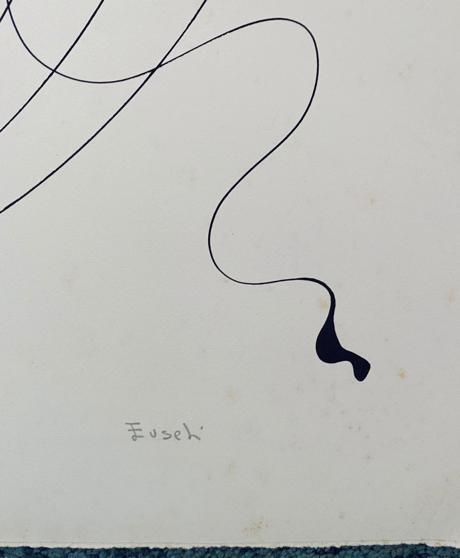 Italian Artist Abstract Lithograph