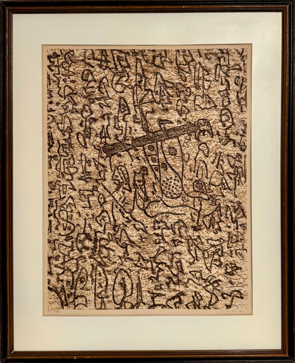 Max Ernst Dada Surrealist Hand Signed Lithograph Poster for a Jewish Museum