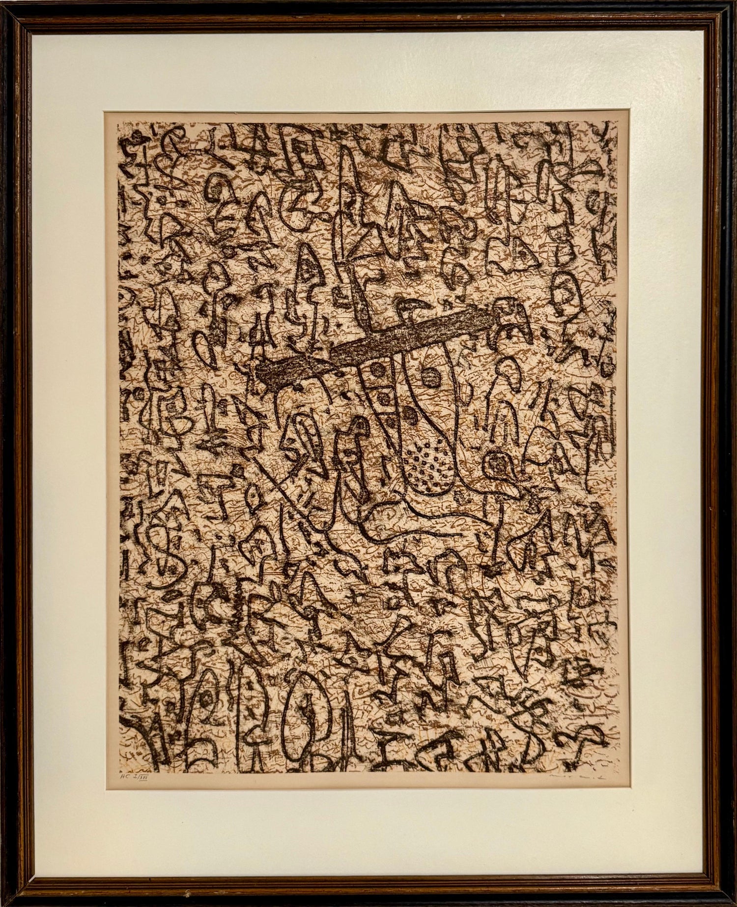 Max Ernst Dada Surrealist Hand Signed Lithograph Poster for a Jewish Museum