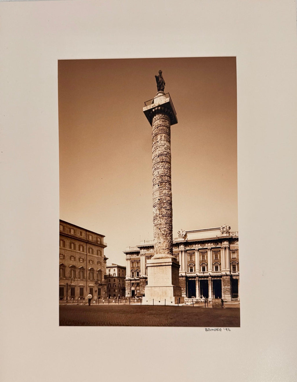 Vintage Architecture Photograph Rome Italy Steven Brooke Architectural Photo Art