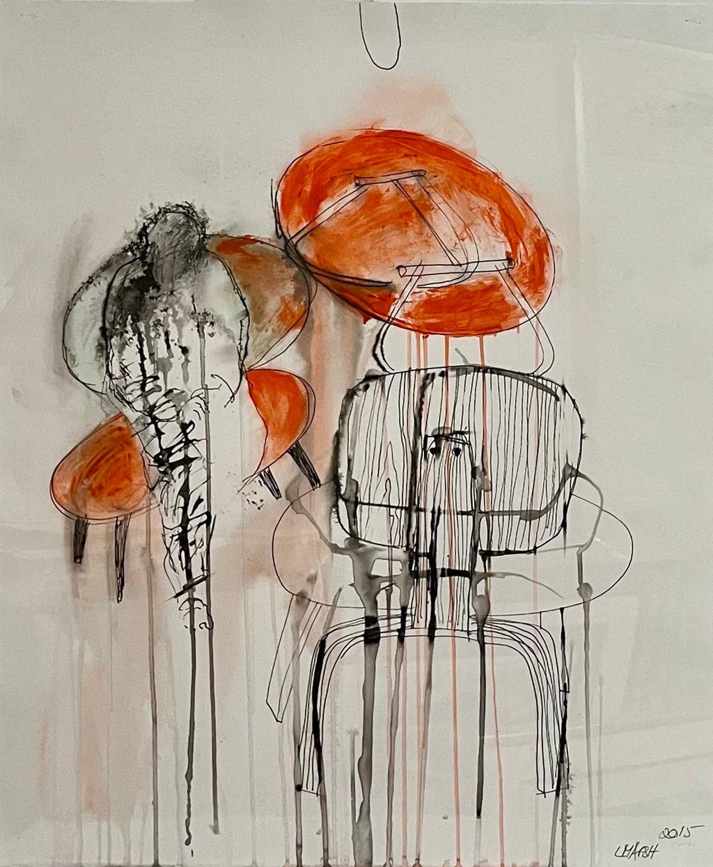 Abstract Expressionist Contemporary Modernist South African Painting Lorna Marsh