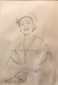 Still Life with Vera as Raphael Original Drawing
