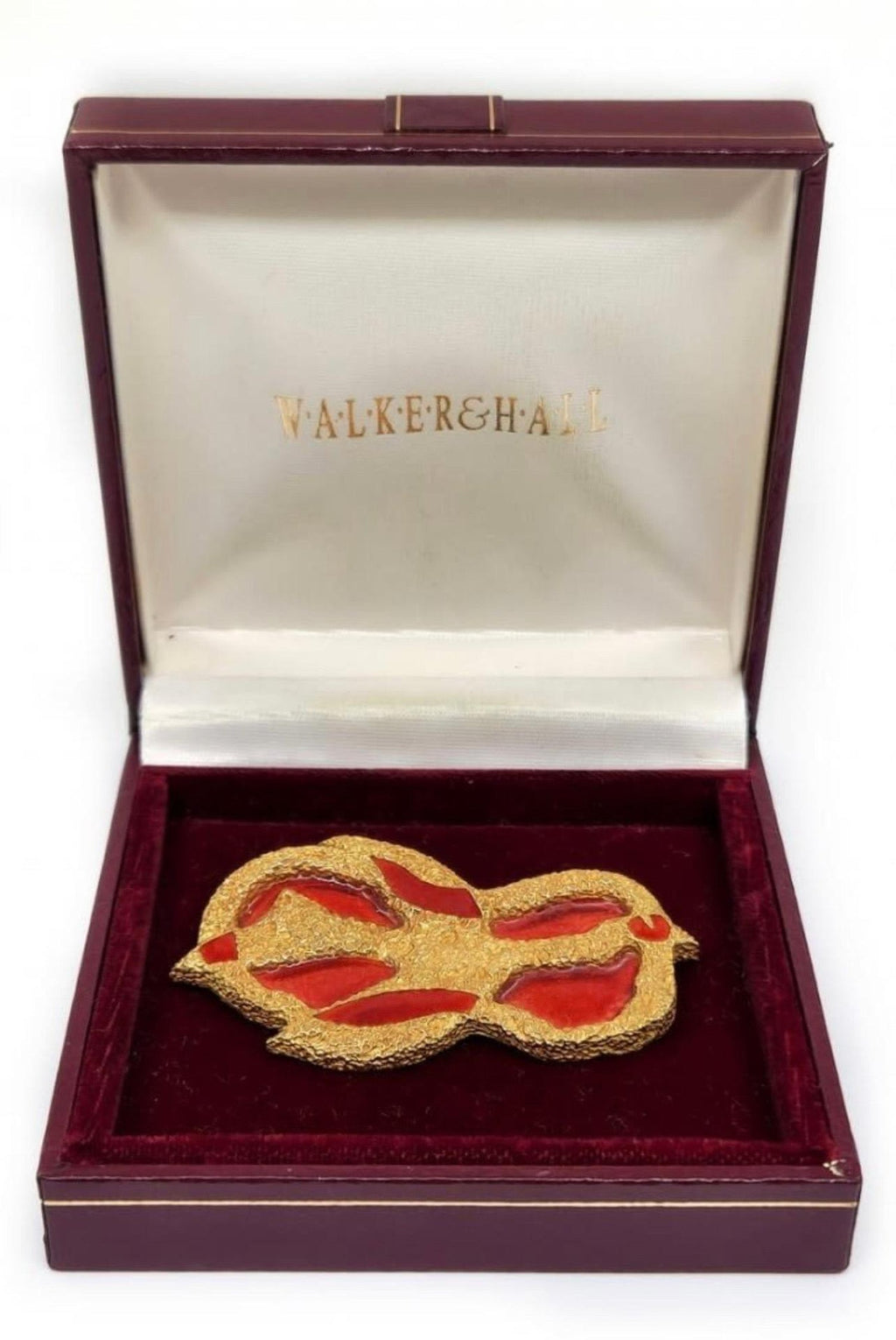 Rare 18 Karat Gold Enamel Georges Braque Sculpture Brooch