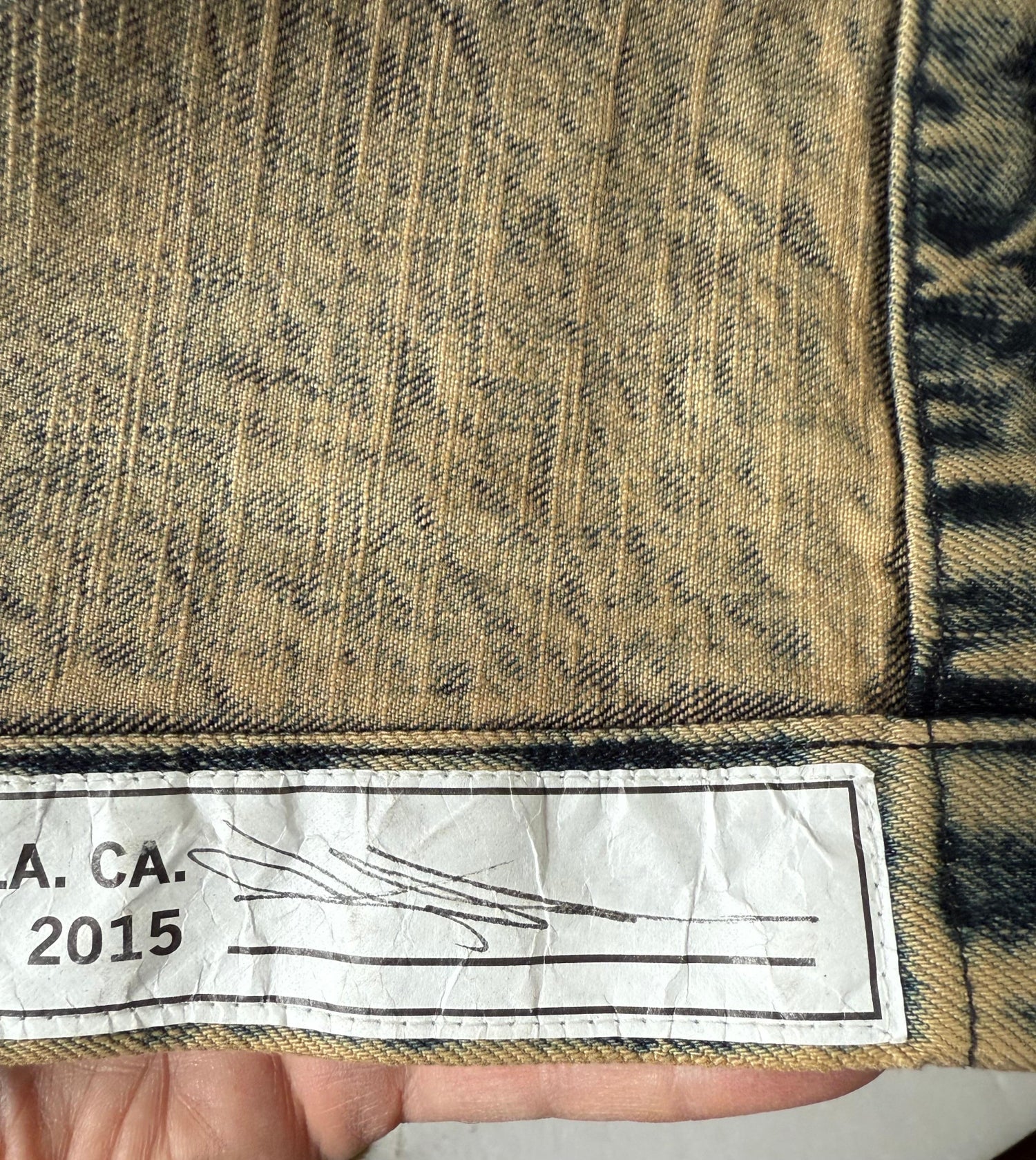 Sterling Ruby American Flag Denim Chianti Flag Tapestry Wall Hanging Pop Art